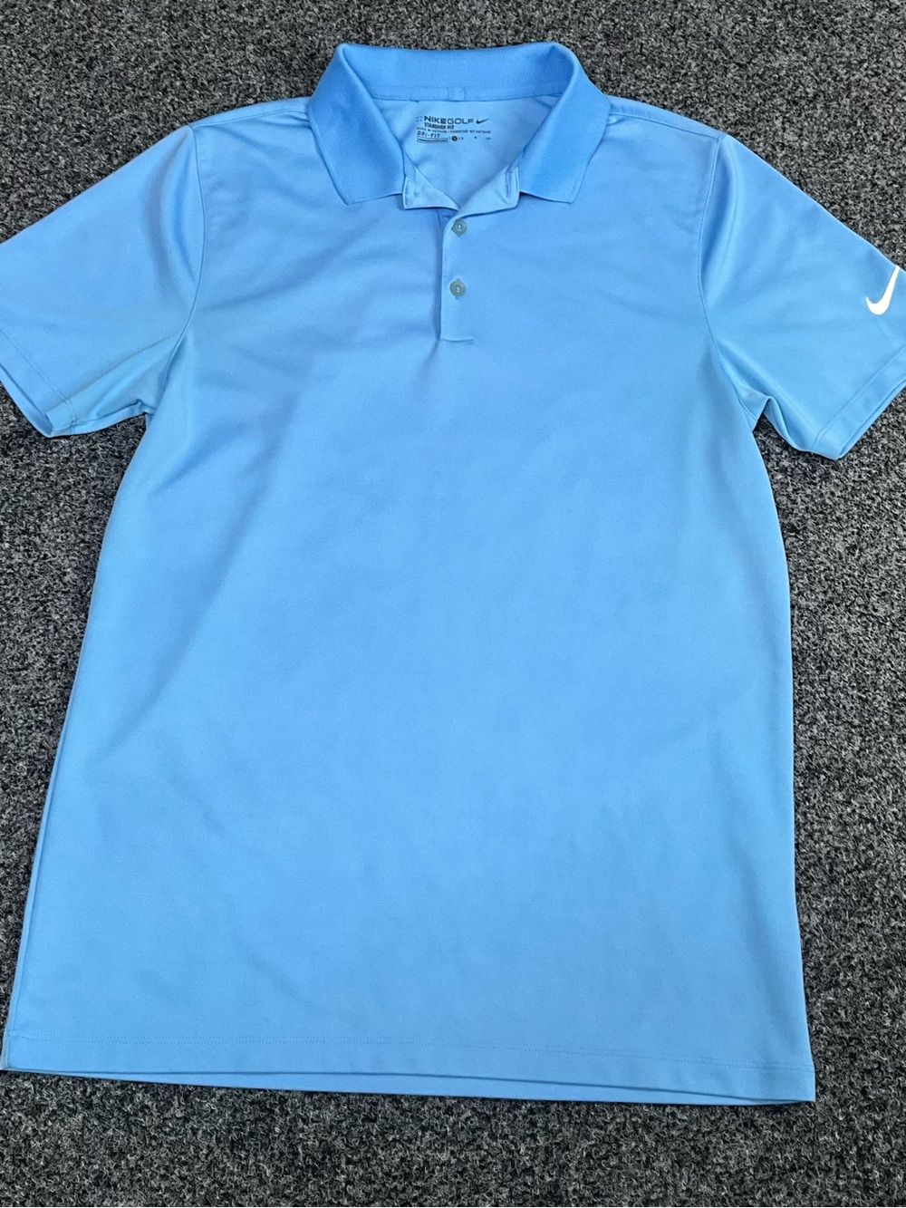 Nike Men’s Sky Blue Golf Polo Dri Fit